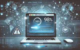 FortiGateのSSL-VPN接続が98％で止まる原因と解決方法