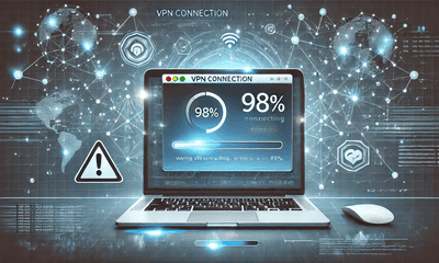 FortiGateのSSL-VPN接続が98％で止まる原因と解決方法