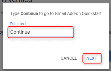 quickstart with gmail add on 17