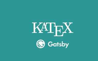 Gatsby に KaTeX をインストールし適用してみました。