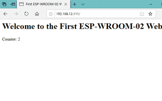 Wi-Fi モジュール ESP-WROOM-02 で Wi-Fi 接続＋Web サーバーもどき