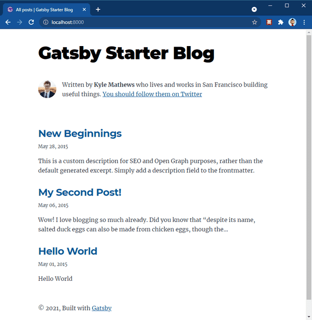 blog hosting with gatsbyjs and aws amplify 1