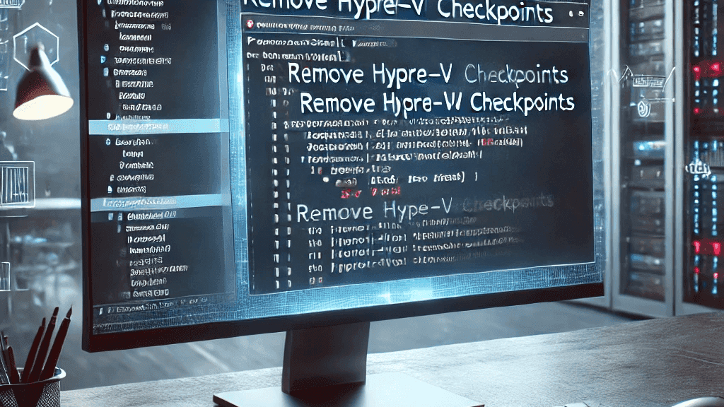 Hyper-VのチェックポイントをPowerShellから削除する方法