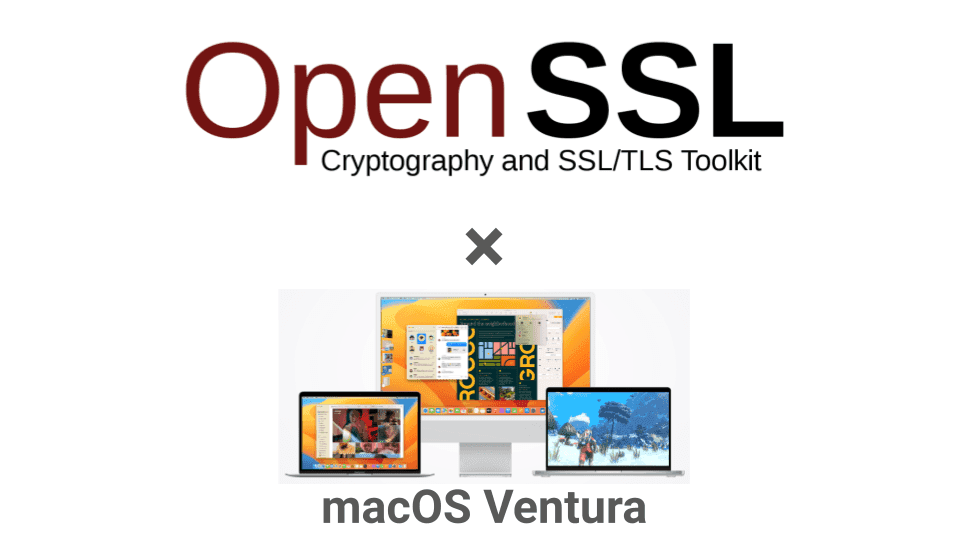 OpenSSL 3系で発行された p12 形式の証明書が macOS にインポートできない